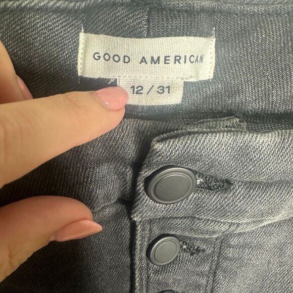 Good American Denim Button Fly Size 12 Size 31 (v1) - Picture 3 of 4